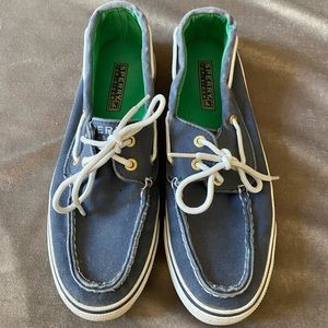 Dark Blue Sperry Shoes